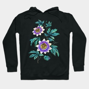 Passion flower. Witchy herbs Hoodie